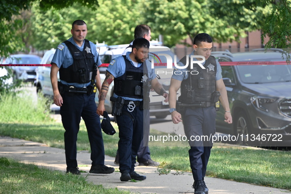 A 40-year-old female victim is being wounded in a shooting in Chicago, Illinois, United States, on June 20, 2024. At approximately 2:40 p.m....