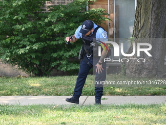 A 40-year-old female victim is being wounded in a shooting in Chicago, Illinois, United States, on June 20, 2024. At approximately 2:40 p.m....