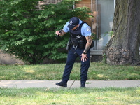 A 40-year-old female victim is being wounded in a shooting in Chicago, Illinois, United States, on June 20, 2024. At approximately 2:40 p.m....