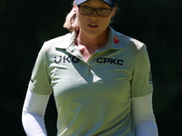 Brooke Henderson of Canada looks over the second green during Day One of the KPMG Women's PGA Championship at Sahalee Country Club in Sammam...