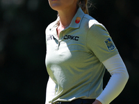 Brooke Henderson of Canada waits on the second green during Day One of the KPMG Women's PGA Championship at Sahalee Country Club in Sammamis...