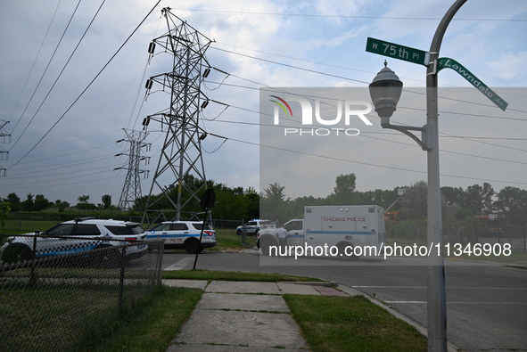 An unidentified male victim is being shot and killed in Chicago, Illinois, United States, on June 20, 2024. At approximately 4:40 p.m., Thur...