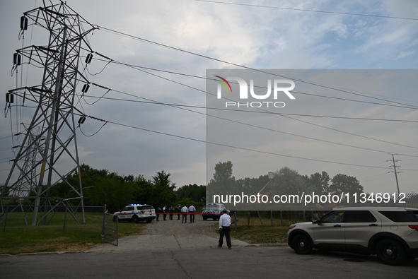 An unidentified male victim is being shot and killed in Chicago, Illinois, United States, on June 20, 2024. At approximately 4:40 p.m., Thur...