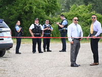 An unidentified male victim is being shot and killed in Chicago, Illinois, United States, on June 20, 2024. At approximately 4:40 p.m., Thur...