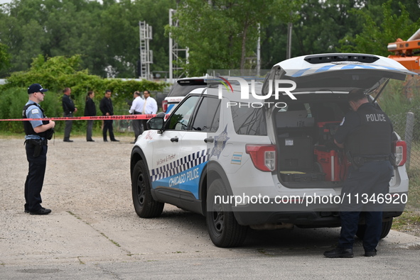 An unidentified male victim is being shot and killed in Chicago, Illinois, United States, on June 20, 2024. At approximately 4:40 p.m., Thur...