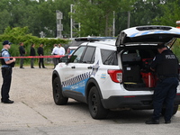 An unidentified male victim is being shot and killed in Chicago, Illinois, United States, on June 20, 2024. At approximately 4:40 p.m., Thur...