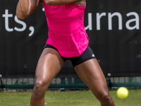 Coco Gauff is training during the ecotrans Ladies Open, a WTA 500 tournament, in Berlin, Germany, on June 21, 2024. (