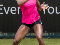 Coco Gauff is training during the ecotrans Ladies Open, a WTA 500 tournament, in Berlin, Germany, on June 21, 2024. (