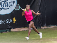 Coco Gauff is training during the ecotrans Ladies Open, a WTA 500 tournament, in Berlin, Germany, on June 21, 2024. (