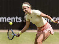 Victoria Azarenka is participating in the ecotrans Ladies Open, a WTA 500 tournament, in Berlin, Germany, on June 21, 2024. (