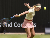 Victoria Azarenka is participating in the ecotrans Ladies Open, a WTA 500 tournament, in Berlin, Germany, on June 21, 2024. (