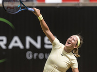 Victoria Azarenka is participating in the ecotrans Ladies Open, a WTA 500 tournament, in Berlin, Germany, on June 21, 2024. (