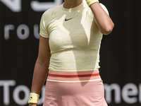 Victoria Azarenka is participating in the ecotrans Ladies Open, a WTA 500 tournament, in Berlin, Germany, on June 21, 2024. (