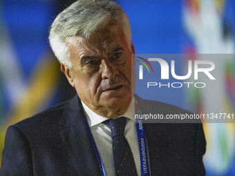 Pedro Rocha FA Spanish president during the UEFA EURO 2024 group stage match between Spain and Italy at Arena AufSchalke on June 20, 2024 in...