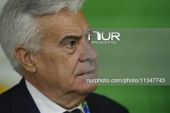 Pedro Rocha FA Spanish president during the UEFA EURO 2024 group stage match between Spain and Italy at Arena AufSchalke on June 20, 2024 in...