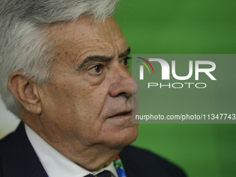 Pedro Rocha FA Spanish president during the UEFA EURO 2024 group stage match between Spain and Italy at Arena AufSchalke on June 20, 2024 in...