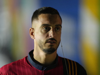 Joselu centre-forward of Spain and Real Madrid prior the UEFA EURO 2024 group stage match between Spain and Italy at Arena AufSchalke on Jun...