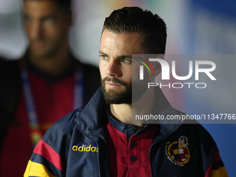 	centre-back of Spain and Real Madrid prior the UEFA EURO 2024 group stage match between Spain and Italy at Arena AufSchalke on June 20, 202...