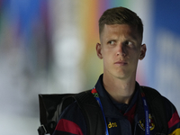 Dani Olmo attacking midfield of Spain and RB Leipzig during the UEFA EURO 2024 group stage match between Spain and Italy at Arena AufSchalke...