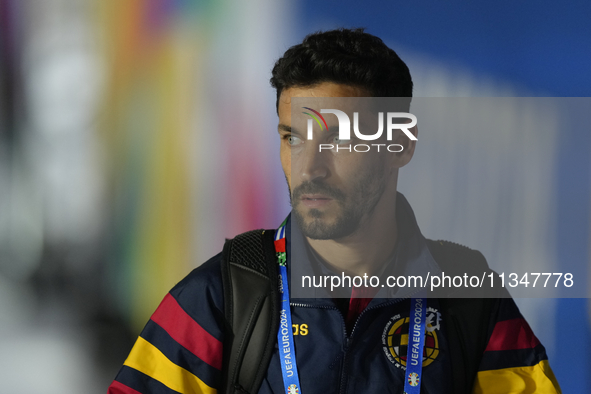 Jesus Navas right-back of Spain and Sevilla FC prior the UEFA EURO 2024 group stage match between Spain and Italy at Arena AufSchalke on Jun...