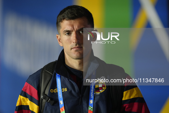 Dani Vivian centre-back of Spain and Athletic Club Bilbao prior the UEFA EURO 2024 group stage match between Spain and Italy at Arena AufSch...