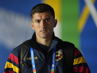 Dani Vivian centre-back of Spain and Athletic Club Bilbao prior the UEFA EURO 2024 group stage match between Spain and Italy at Arena AufSch...