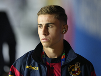 Fermin Lopez central midfield of Spain and FC Barcelona prior the UEFA EURO 2024 group stage match between Spain and Italy at Arena AufSchal...