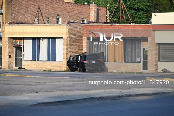 Chicago police are investigating an overnight motor vehicle collision that happened on Thursday evening, June 20, 2024, which left one perso...