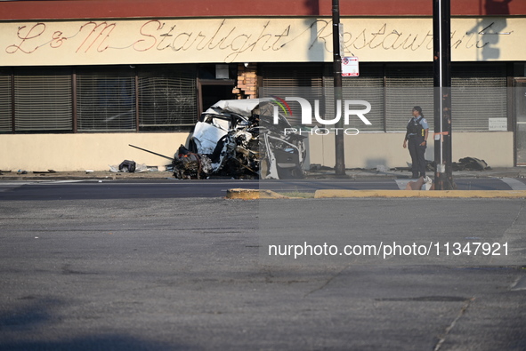 Chicago police are investigating an overnight motor vehicle collision that happened on Thursday evening, June 20, 2024, which left one perso...