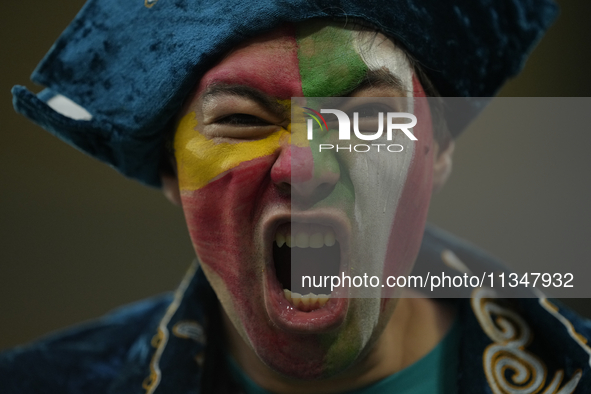 Supporter during the UEFA EURO 2024 group stage match between Spain and Italy at Arena AufSchalke on June 20, 2024 in Gelsenkirchen, Germany...