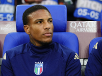 Michael Folorunsho central midfield of Italy and Hellas Verona sitting on the bench during the UEFA EURO 2024 group stage match between Spai...