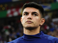 Raoul Bellanova right-back of Italy and Torino FC during the UEFA EURO 2024 group stage match between Spain and Italy at Arena AufSchalke on...