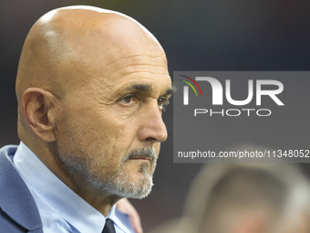 Luciano Spalletti head coach of Italy during the UEFA EURO 2024 group stage match between Spain and Italy at Arena AufSchalke on June 20, 20...