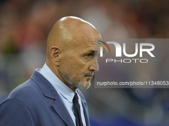 Luciano Spalletti head coach of Italy during the UEFA EURO 2024 group stage match between Spain and Italy at Arena AufSchalke on June 20, 20...