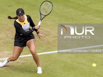 Jessica Pegula is participating in the ecotrans Ladies Open, WTA 500 tournament in Berlin, Germany, on June 21, 2024. (