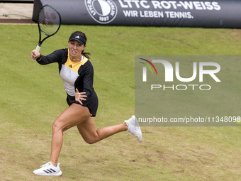 Jessica Pegula is participating in the ecotrans Ladies Open, WTA 500 tournament in Berlin, Germany, on June 21, 2024. (