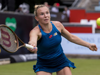 Katerina Siniakova is participating in the ecotrans Ladies Open, a WTA 500 tournament, in Berlin, Germany, on June 21, 2024. (