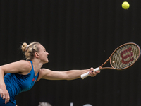 Katerina Siniakova is participating in the ecotrans Ladies Open, a WTA 500 tournament, in Berlin, Germany, on June 21, 2024. (