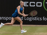 Katerina Siniakova is participating in the ecotrans Ladies Open, a WTA 500 tournament, in Berlin, Germany, on June 21, 2024. (