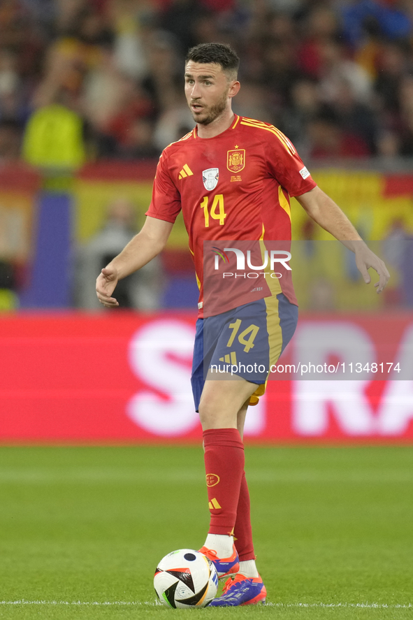 Aymeric Laporte centre-back of Spain and Al-Nassr FC during the UEFA EURO 2024 group stage match between Spain and Italy at Arena AufSchalke...