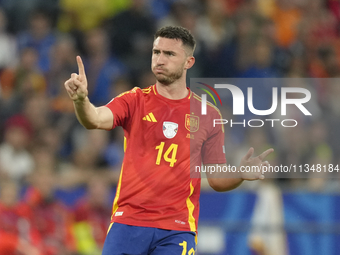 Aymeric Laporte centre-back of Spain and Al-Nassr FC during the UEFA EURO 2024 group stage match between Spain and Italy at Arena AufSchalke...