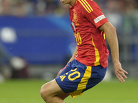 Pedri central midfield of Spain and FC Barcelona during the UEFA EURO 2024 group stage match between Spain and Italy at Arena AufSchalke on...