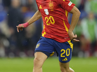 Pedri central midfield of Spain and FC Barcelona during the UEFA EURO 2024 group stage match between Spain and Italy at Arena AufSchalke on...