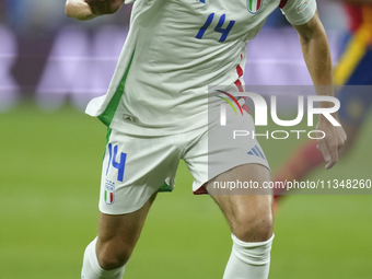 Federico Chiesa left winger of Italy and Juventus FC during the UEFA EURO 2024 group stage match between Spain and Italy at Arena AufSchalke...