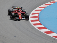 Carlos Sainz is participating in free practice of the Catalunya Grand Prix F1 at Circuit of Catalunya in Barcelona, Spain, on June 21, 2024....