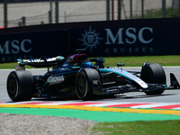 George Russell of Mercedes-AMG Petronas is driving his single-seater during free practice of the Spanish GP, the 10th round of the Formula 1...