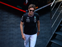 George Russell of Mercedes-AMG Petronas is walking during free practice of the Spanish GP, the 10th round of the Formula 1 World Championshi...