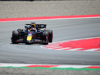 Max Verstappen of Red Bull Racing Honda is driving his single-seater during free practice of the Spanish GP, the 10th round of the Formula 1...