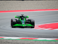 Valtteri Bottas of Stake F1 Team is driving his single-seater during free practice of the Spanish GP, the 10th round of the Formula 1 World...