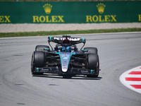 George Russell of Mercedes-AMG Petronas is driving his single-seater during free practice of the Spanish GP, the 10th round of the Formula 1...